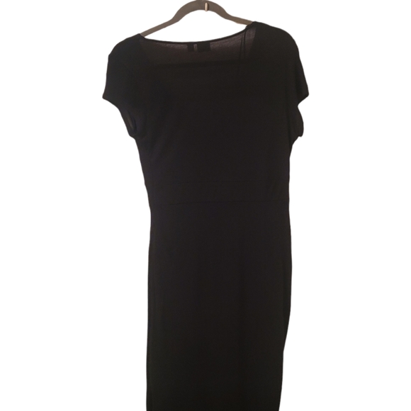 ESPRIT Stretchy Black, Empire Waist Dress, Size MEDIUM - Picture 2 of 4